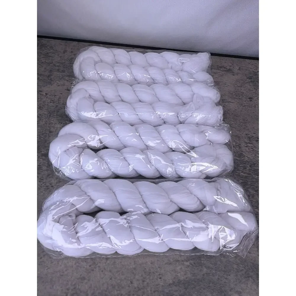 6 Pack 10Ft White Cheesecloth Table Runner, Sheer Fabric Rustic Boho Table Gauze
